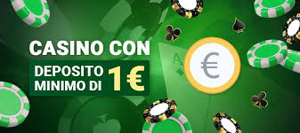 I migliori casinò con un deposito minimo di 1€ I migliori casinò con un deposito minimo di 1€